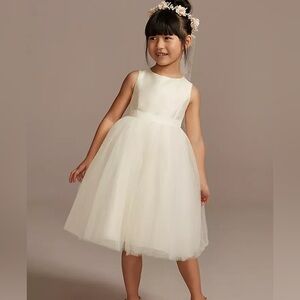 Tulle Flower Girl Dress - 5